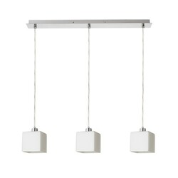 RENDL DADOS III 60 závěsná opálové sklo/matný nikl 230V E27 3x11W R14019