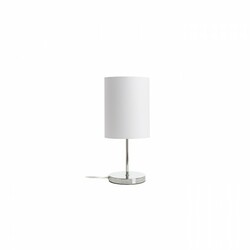 RENDL NYC/RON 15/20 stolní Monaco holubí šeď/stříbrné PVC/nikl 230V E27 7W R14058