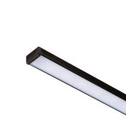 RENDL LED PROFILE G přisazený 1m černá matný akryl/hliník  R14087