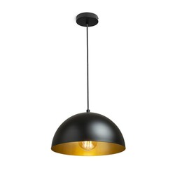RENDL GLADYS 30 závěsná černá/zlatá 230V E27 15W R14110