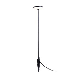 RENDL SEMPLICE 80 stojanová lampa / na bodci černá matný akryl 230V LED 12W IP54 3000K R14195