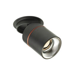 RENDL AUGUSTA zápustné svítidlo černá chrom 230V LED 12W 36° 3000K R14240