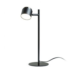 RENDL NOVA stolní lampa černá chrom/mléčný akryl 230V LED 4.2W 3000K R14275