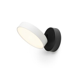 RENDL ARETHA přisazené svítidlo bílá/černá 230V LED 12W 3000K R14421