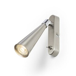 RENDL ALEXIS nástěnné bodové svítidlo matný nikl 230V GU10 5W R14466