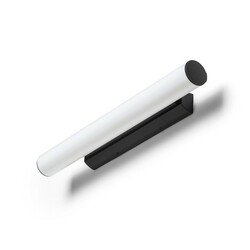 RENDL RIVIER LED 59 nástěnné svítidlo černá/mléčný akryl 230V LED 18W 3000K R14489
