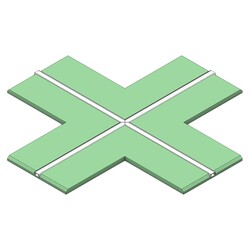 SLC profil pro pásky DL 1 track X modul sádrokarton