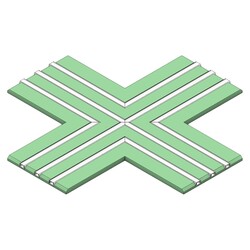 SLC profil pro pásky DL 3 track X modul sádrokarton