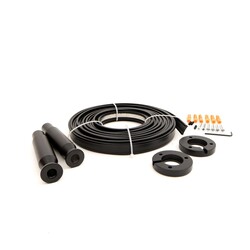 SLC profil SkyLine 11mm PVC široký 12m sada černý