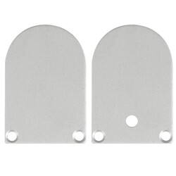 SLC koncovka pro profil Pro B5/B6 kulatý hliník 2x