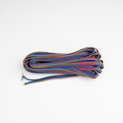 SLC LS kabel 4x0,35mm2 RGB 10m IP54