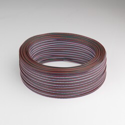 SLC LS kabel 5x0,35mm2 RGBW 100m/role