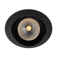 SLC vestavné LED svítidlo One360 8 W 220-240 V 2700 K DALI stmívatelné IP44 36° Ra90 černé
