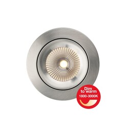 SLC vestavné LED svítidlo One360 DTW pr.68-83 mm hliník 474lm 1800-3000K Ra90 DALI IP44/IP20 36°