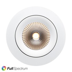 SLC vestavné LED svítidlo One360 Full Spectrum 8 W 220-240 V 2700 K stmívatelné Ra97 IP44 36° bílé