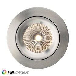 SLC vestavné LED svítidlo One360 SL Full Spectrum pr.68-83 mm hliník 453lm 2700K Ra97 DALI IP44/IP20 36°