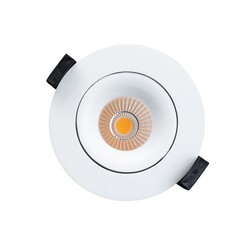 SLC vestavné LED svítidlo OnePro 12 W 220-240 V 3000 K stmívatelné IP44 40° Ra90 bílé
