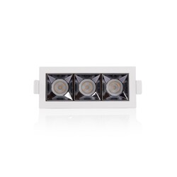 SLC vestavné LED svítidlo PIXEL X3 9 W 220-240 V 3000 K stmívatelné 36° Ra90 bílé