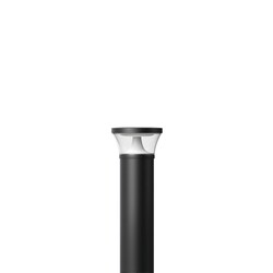 SLC LED venkovní sloupkové svítidlo Faro 475mm Bollard černé 2323lm 2700/3200/4000K Ra80 nastavitelná intenzita IP66 360