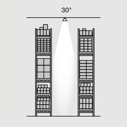 SLC Fender 30° 1500 čočky čirá