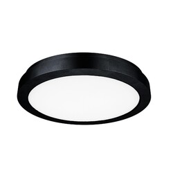 SLC stropní LED svítidlo Space 235 mm černé 1710lm 2700/3200/4000K stmívatelné IP20 opál