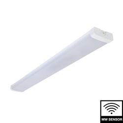 SLC LED stropní svítidlo UCL bílé 4985lm 3000/4000K Ra80 MW pohybové čidlo IP44