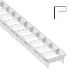 SLC LED svítidlo Click mřížka L spojka bílá