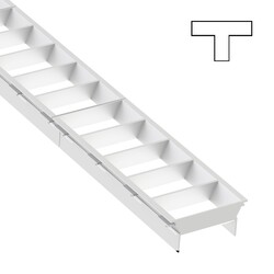 SLC LED svítidlo Click mřížka T spojka bílá