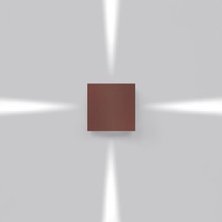 Artemide venkovní nástěnné svítidlo Effetto 14 Square 11 W 220-240 V 3000K 4 úzké paprsky rez