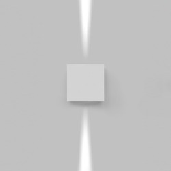 Artemide venkovní nástěnné svítidlo Effetto 14 Square 7 W 220-240 V 3000K úzký paprsek