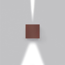 Artemide venkovní nástěnné svítidlo Effetto 14 Square 7 W 220-240 V 3000K rez