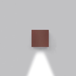Artemide venkovní nástěnné svítidlo Effetto 14 Square 4,5 W 220-240 V 3000K rez