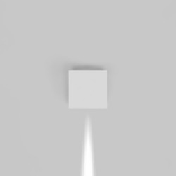 Artemide venkovní nástěnné svítidlo Effetto 14 Square 4,5 W 3000K úzký paprsek