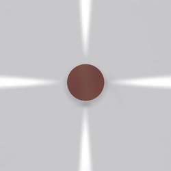 Artemide venkovní nástěnné svítidlo Effetto Round 4 úzké paprsky 11 W 220-240 V 3000K rez
