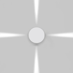 Artemide venkovní nástěnné svítidlo Effetto Round 4 úzké paprsky 11 W 3000K
