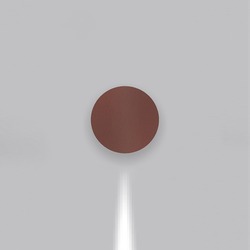 Artemide venkovní nástěnné svítidlo Effetto Round 1 narrow beam 4,5 W 220-240 V 3000K rez
