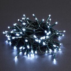 LED Twinkle-světelný řetěz s animaceni, vnitřní, 10 m, studená bílá