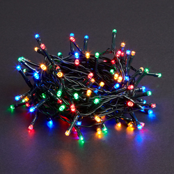 LED Twinkle-světelný řetěz s animaceni, vnitřní, 10 m, multicolor