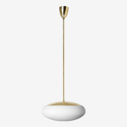 LUCIS závěsné svítidlo DAPHNE ZT 40W LED 3000K sklo mosaz opál ZT.L1.D450.84M DALI2 DALI