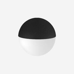 LUCIS závěsné svítidlo SEMILUNA 5,8W LED 3000K sklo černá opál DALI ZT.L1.S150.61M DALI2