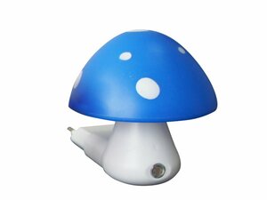 ACA Dětské svítidlo do zásuvky Houba, modrá barva 846LED4SB 10