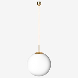 LUCIS závěsné svítidlo POLARIS ZT 26,2W LED 3000K sklo mosaz opál ZT.P1.400.84M DALI2 DALI