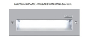 LIGMAN RADO 5 venkovní zápustné svítidlo do stěny LED 17W 308lm 3000K IP65 černé VÝPRODEJ VZORKU