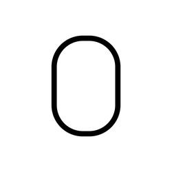 Artemide Alphabet of Light - číslo 0 1200000A