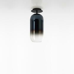 Artemide Gople Mini stropní - černá / modrá 1414350A