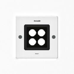 Artemide Ego 150 downlight čtverec EL 3000K hliník IK09 T4065ELPTW00