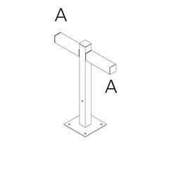 Artemide Walking - stojna 600 - 2x180d hlavy - A 60h T4505C30