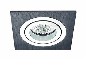 BPM Vestavné svítidlo Aluminio Negro, černá, 3LEDx3W, 230V 4823 3054LED2.D40.3K