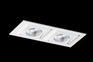 BPM Vestavné svítidlo Aluminio Blanco, bílá, 2x50W, 230V 4267GU