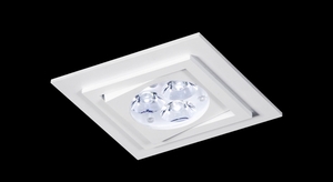 BPM Vestavné svítidlo Aluminio Blanco, bílá, 3LEDx3W, 230V 4938 4270LED2.D40.3K